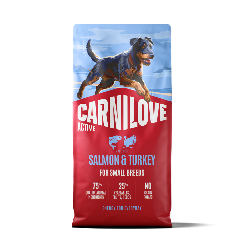 CL Active Dog Salmon & Turkey for Adult Small Breeds 12 kg