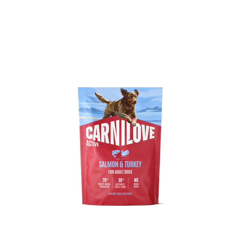 CL Active Dog Salmon & Turkey for Adult All Breeds 1,5 kg