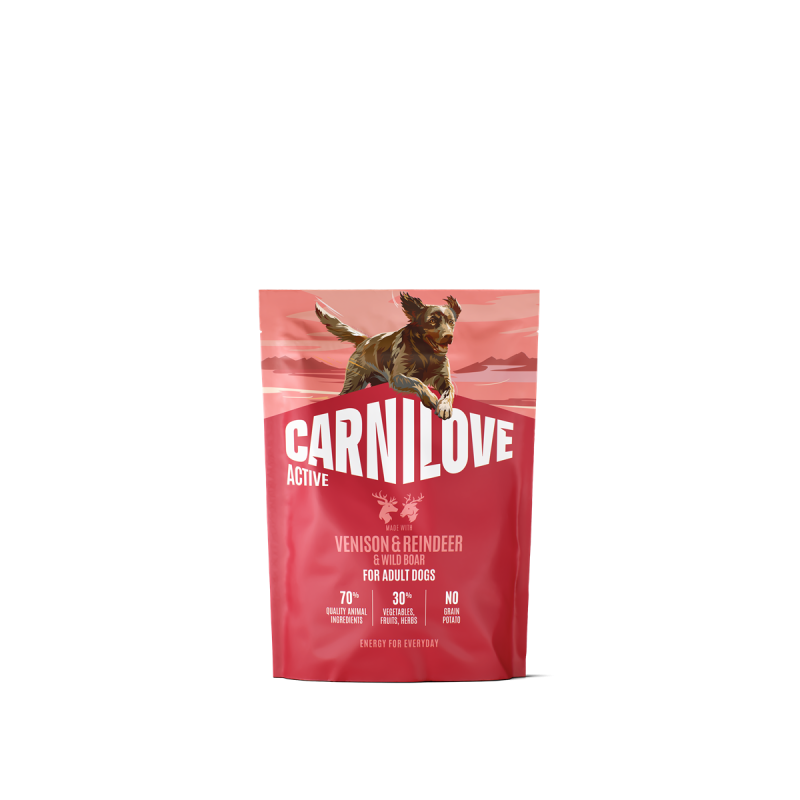 CL Active Dog Venison & Reindeer & Wild Boar for Active Adults 1,5 kg