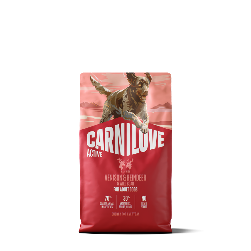 CL Active Dog Venison & Reindeer & Wild Boar for Active Adults 4 kg