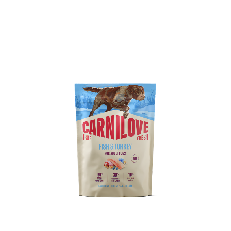 CL True Fresh Dog Fish & Turkey for Adult All Breeds 1,5 kg