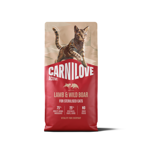 CL Active Cat Lamb & Wild boar for Sterilised Adult All Breeds 6 kg