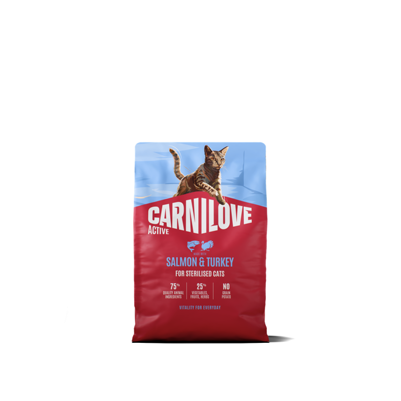 CL Active Cat Salmon & Turkey for Sterilised Adult All Breedss 2 kg