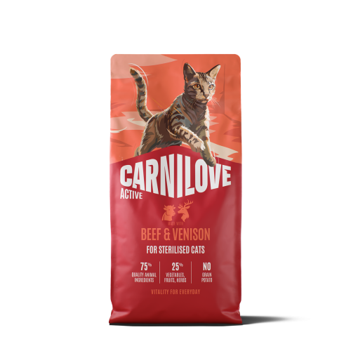 CL Active Cat Beef & Venison for Sterilised Adult All Breeds 6 kg