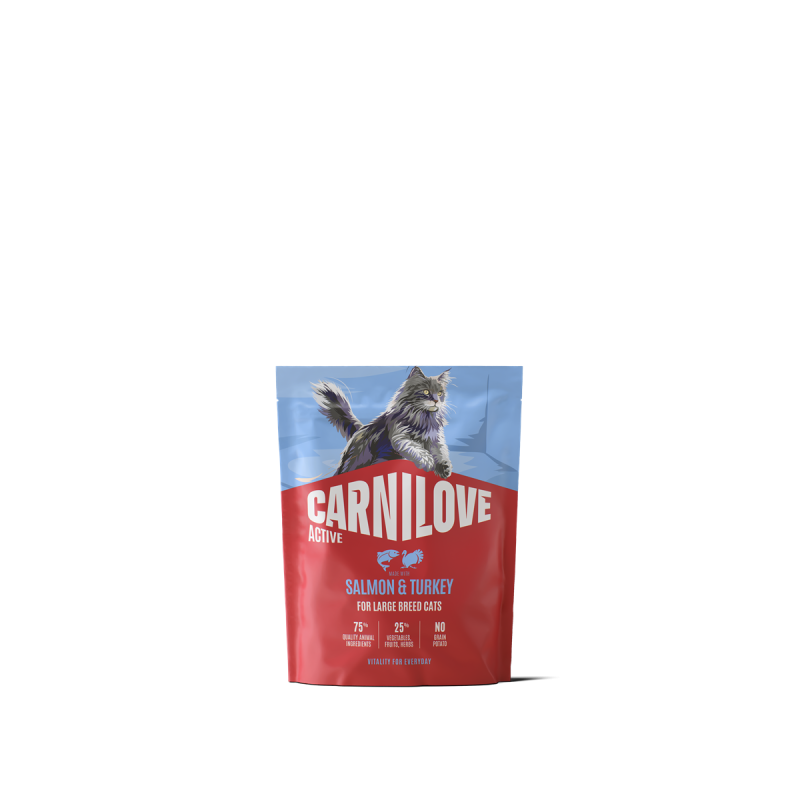 CL Active Cat Salmon & Turkey for Adult Large Breeds 400 g