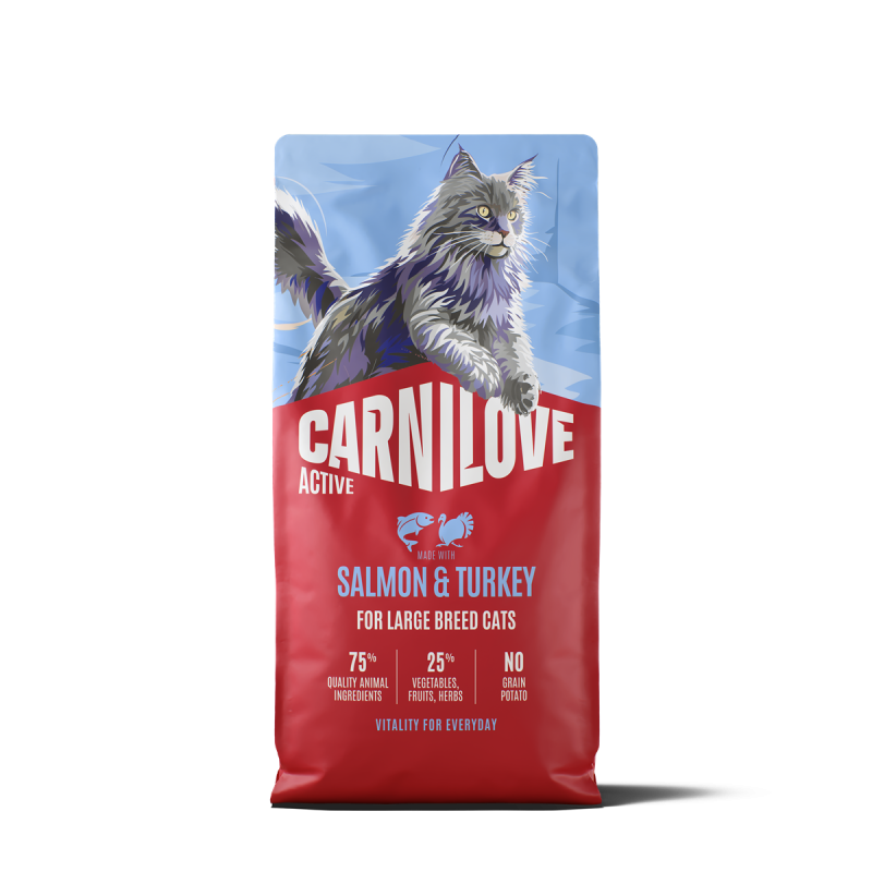 CL Active Cat Salmon & Turkey for Adult Large Breeds 6 kg