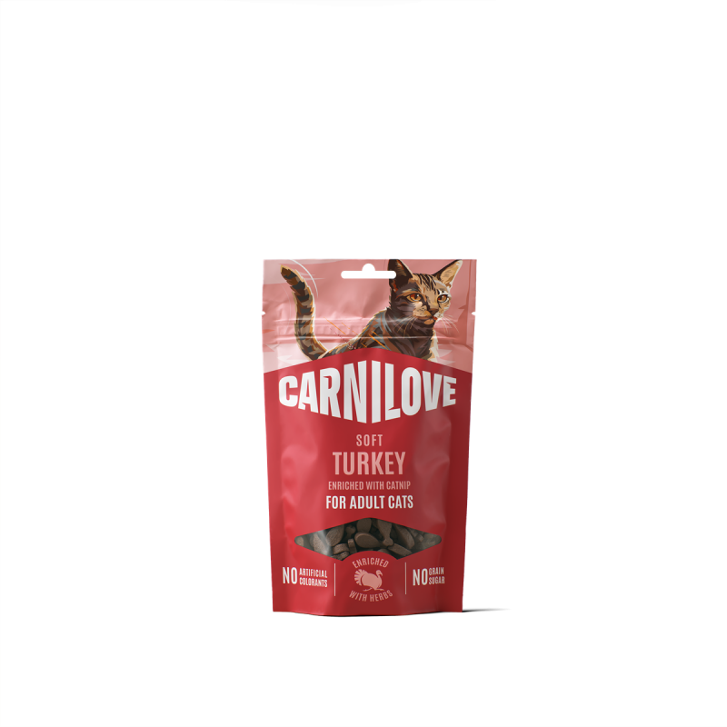 CL Cat Soft Snack Turkey enriched with Catnip 50 g