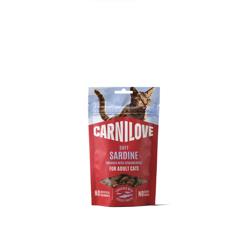 CL Cat Soft Snack Sardine enriched with Strawberry 50 g