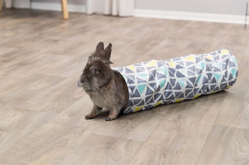 Sunny gnagartunnel, plysch, o, 19 o 70 cm, multifärg/grå