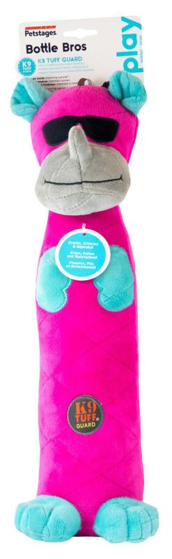 Petstages Hundleksak Bottle Bros Rhino 40cm