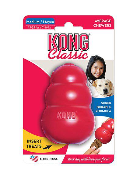 KONG CLASSIC RÖD M 9x6CM