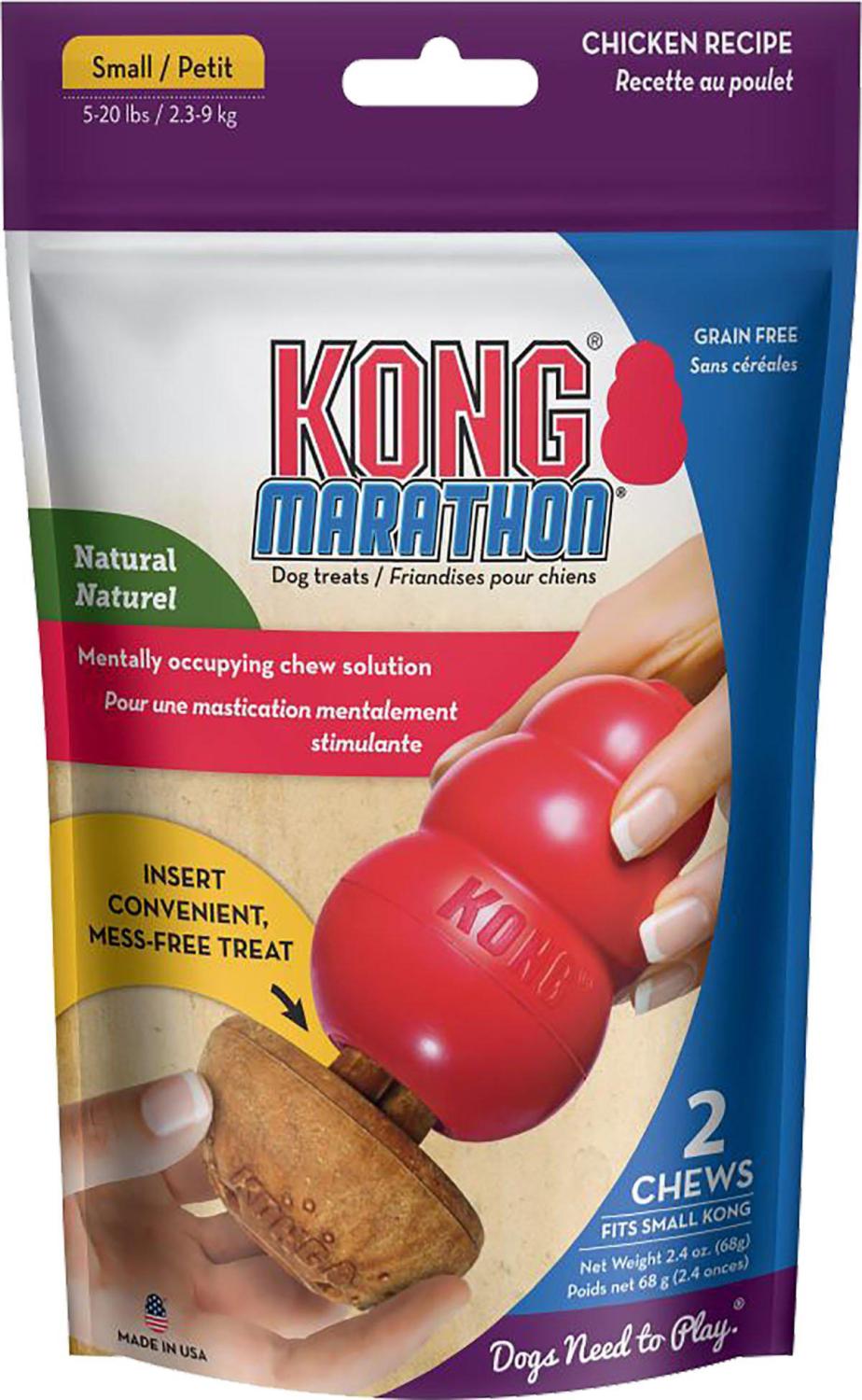 Kong marathon M chicken 2-pack