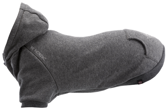 BE NORDIC Flensburg hoodie, XS: 27 cm, grå