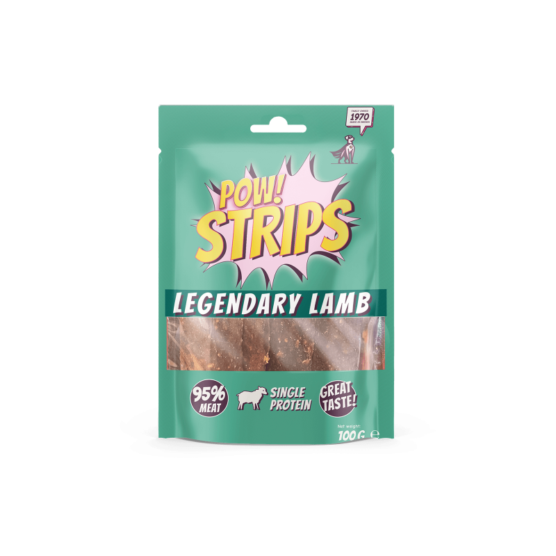 Pow Strips Legendary Lamb 100g