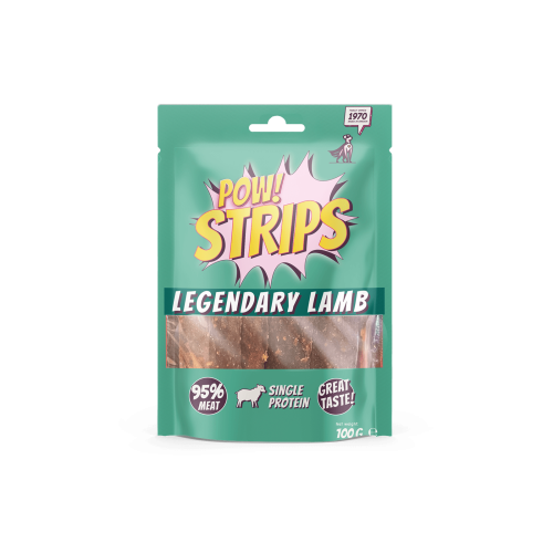 Pow Strips Legendary Lamb 100g