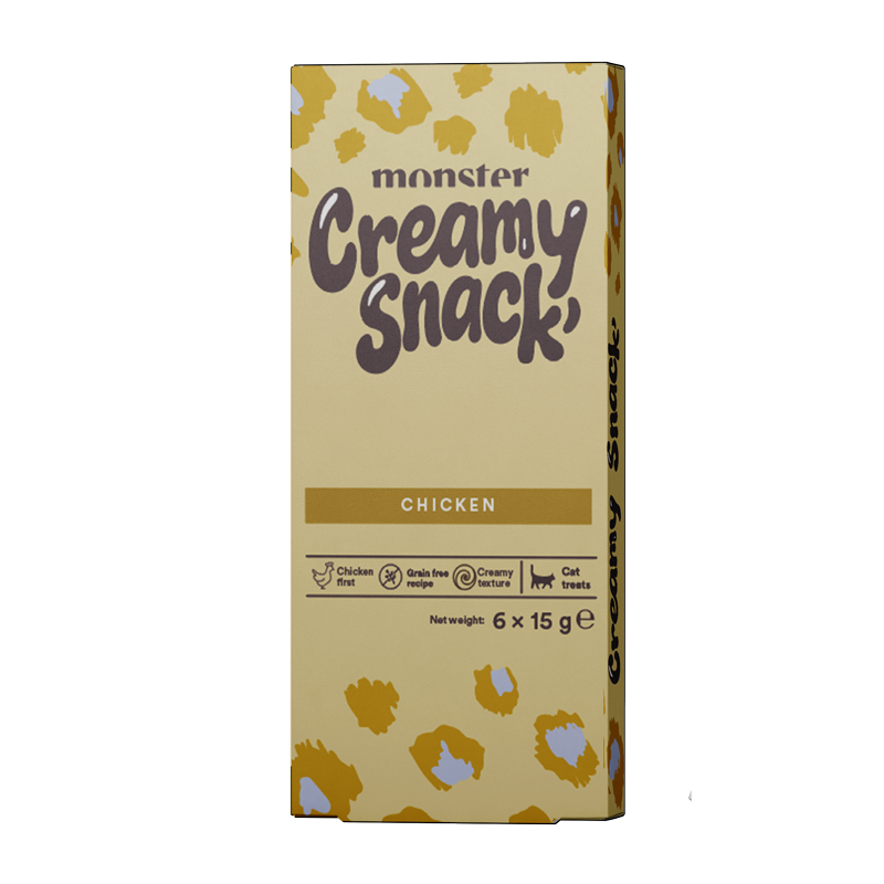 Monster Cat Creamy Snack Chicken 6 pack