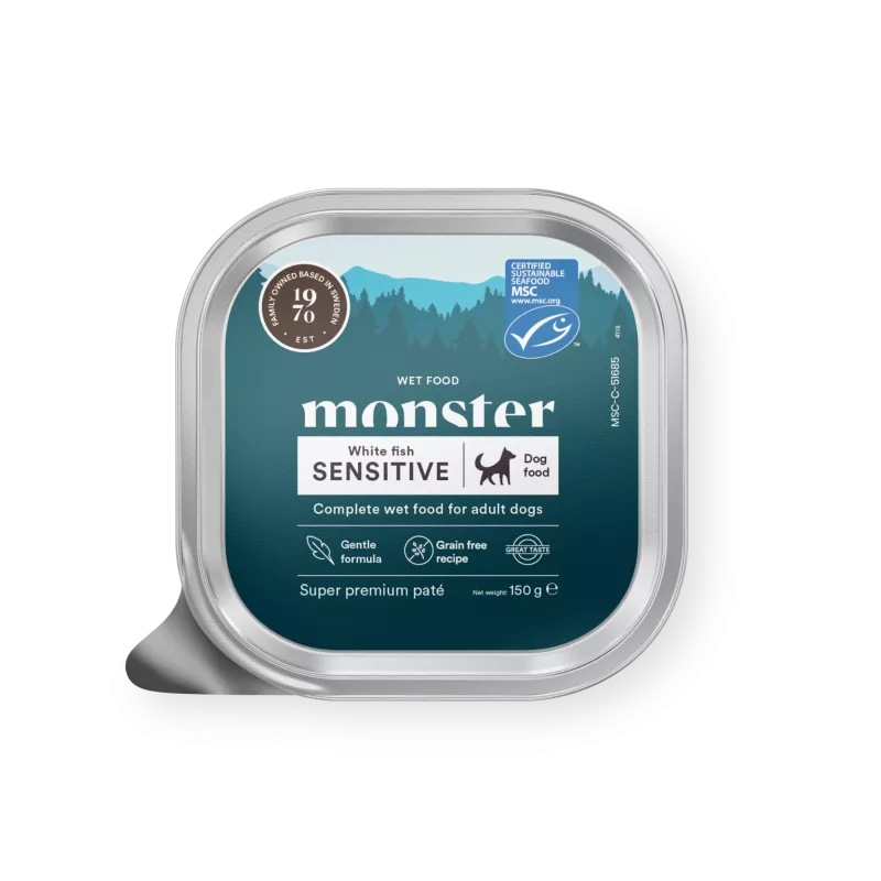 Monster Dog Adult Sensitive Fish Paté