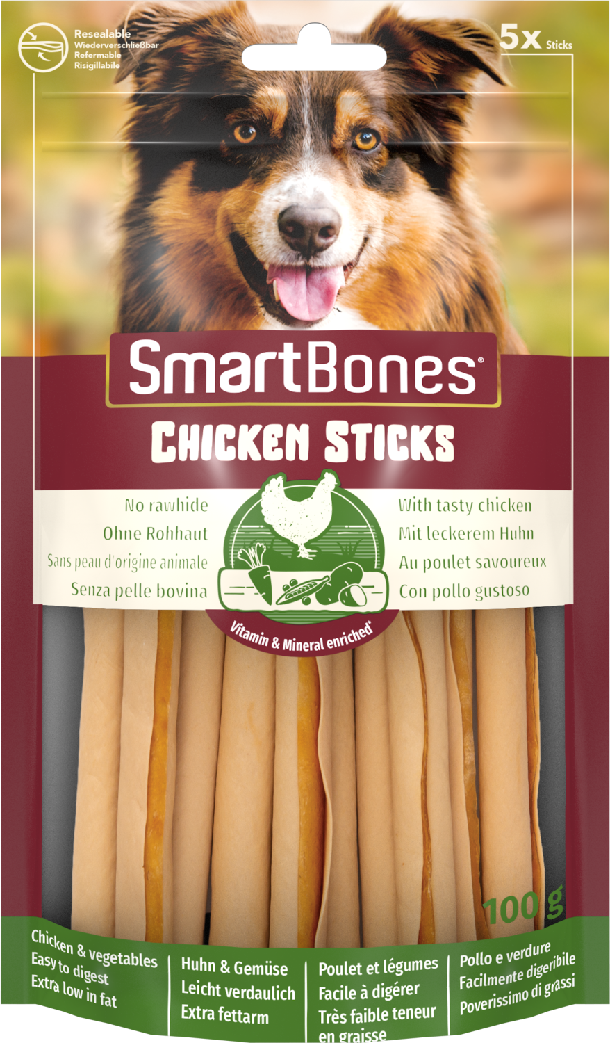 SmartBones Chicken Sticks 5 Pk