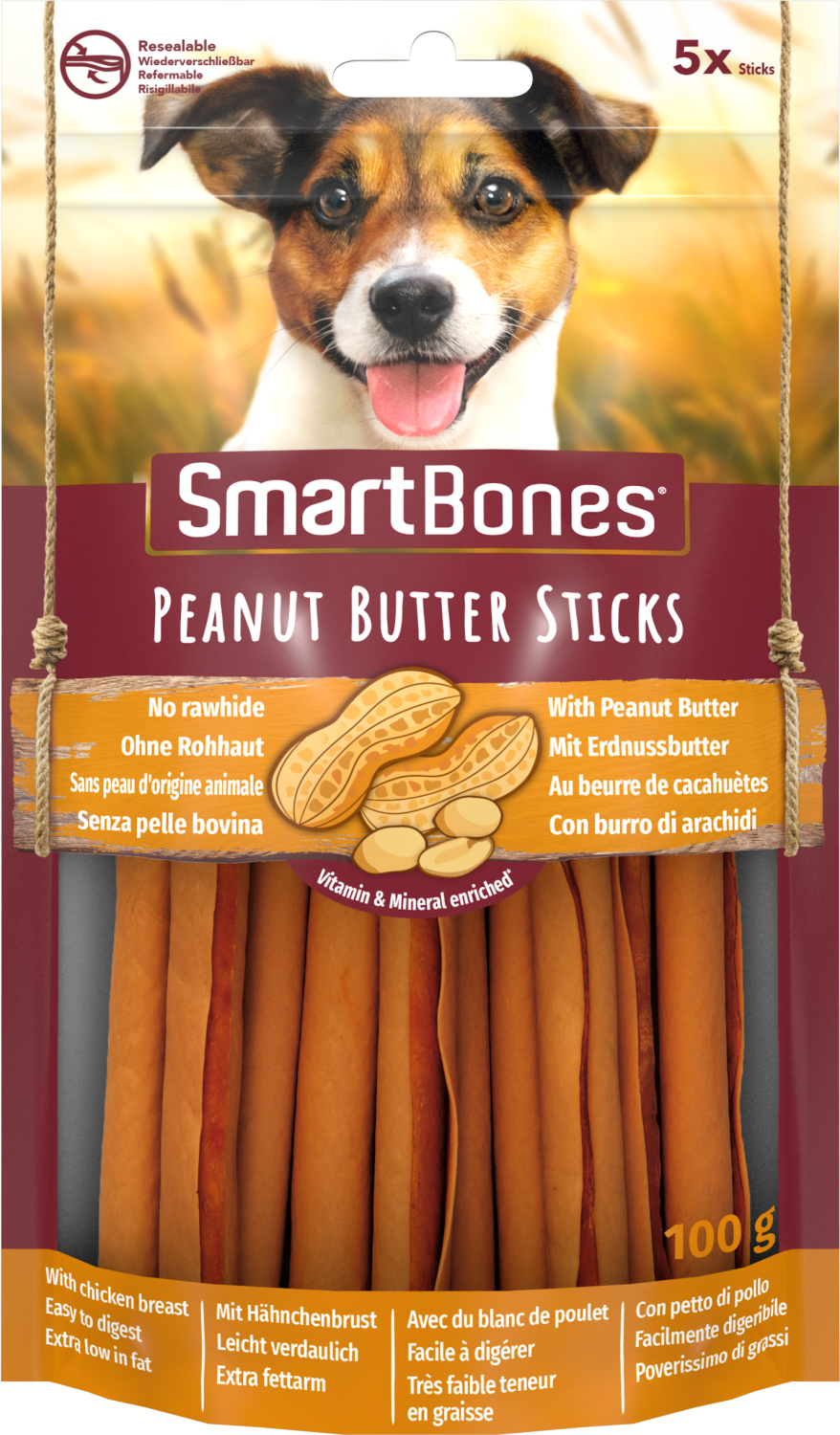 SmartBones Peanut Butter Sticks 5 Pk