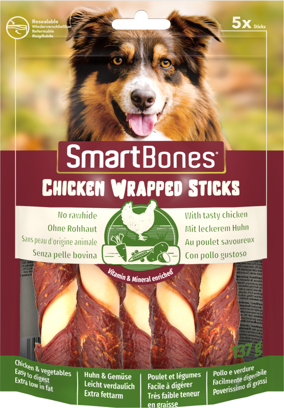 SmartBones Chicken Wrapped Sticks 5 Pk