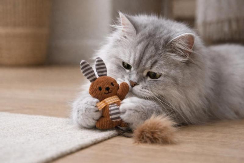 Companion Cat Rabbit plyschdjur med kattmynta