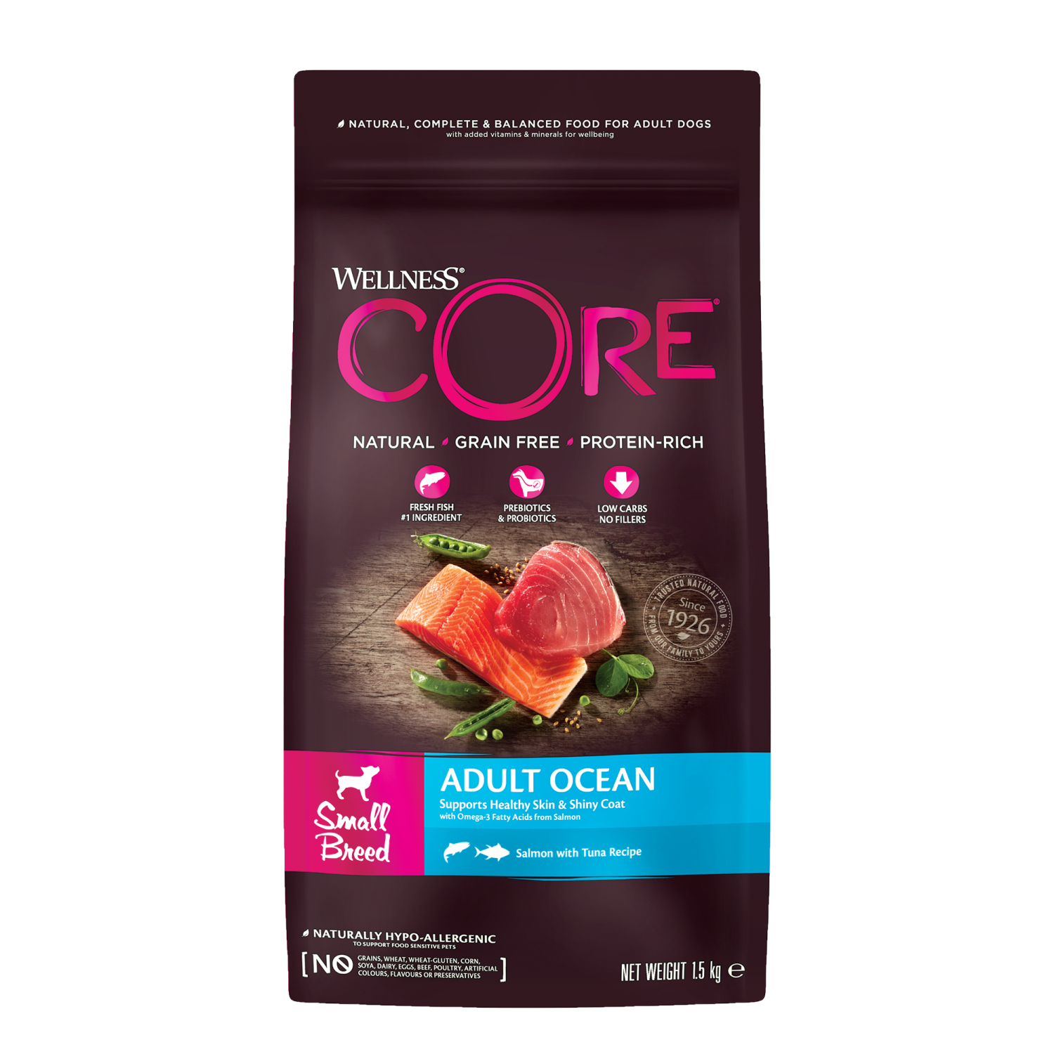 CORE Dog Ad Small br Ocean 1,5 kg