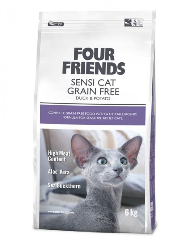 FourFriendsC Grain Free Sensi Cat 6 kg