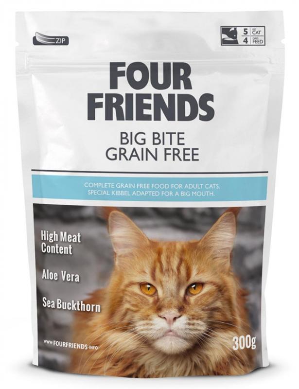 FourFriendsC Grain Free Big Bite 0,3 kg