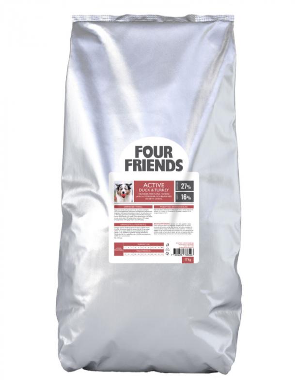 FourFriends Dog Active Duck & Turkey 17 kg