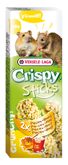 VL Crispy Sticks Hamster/Råtta Popcorn/honung 2-p
