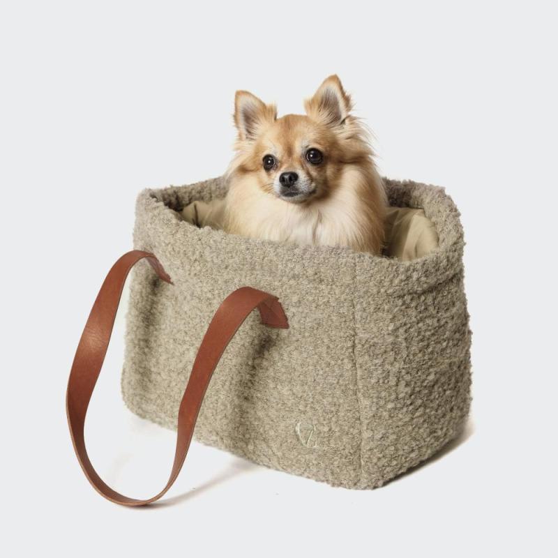Dog Carrier Verona L Wool Beige CLOUD7