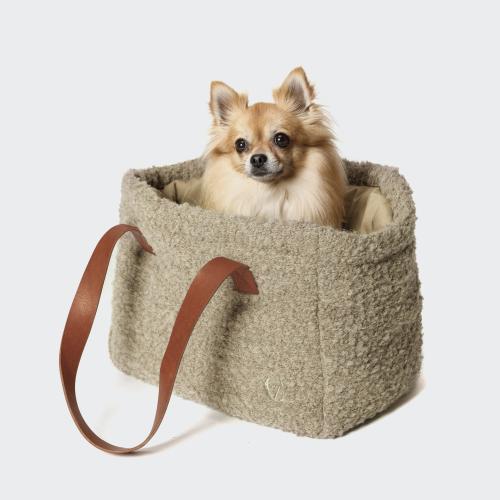 Dog Carrier Verona L Jacquard Green CLOUD7