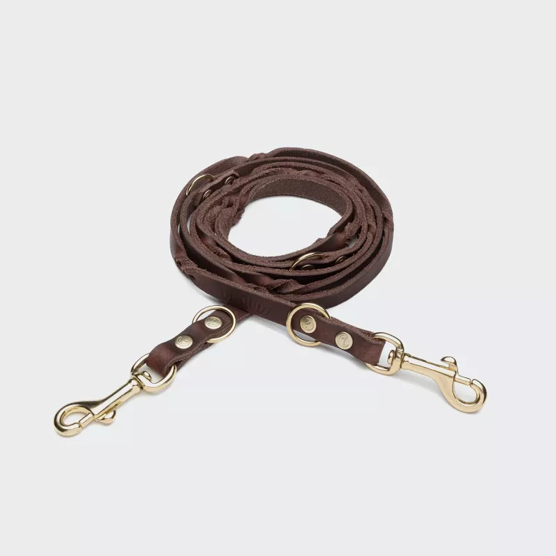 Leash Riverlino L Saddle Brown Gold CLOUD7