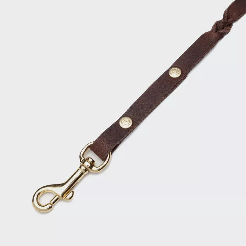 Leash Riverlino L Saddle Brown Gold CLOUD7