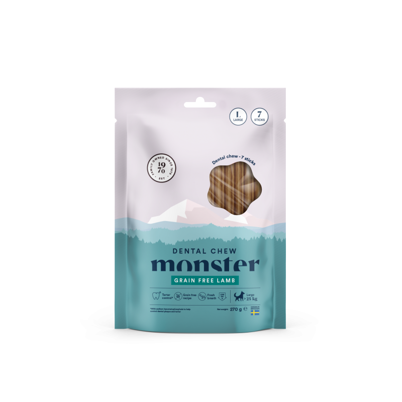 Monster Dog Dental Chew Lamb L Week (7st) 270 g