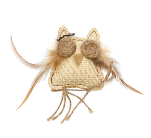 Dogman Leksak Natural uggla jute Brun 13cm