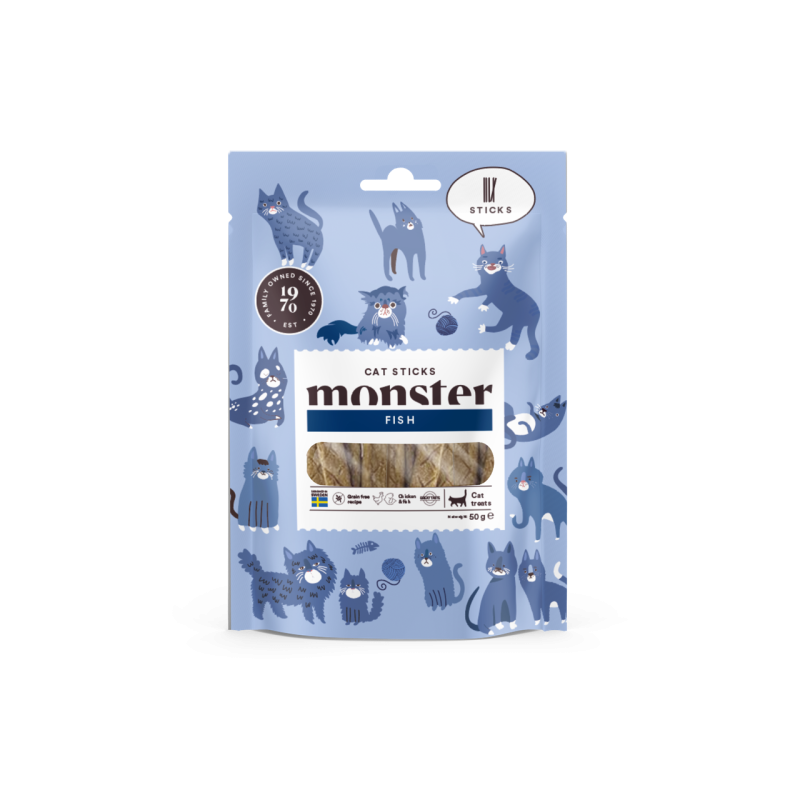Monster Cat Sticks Fish 50 g