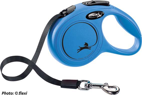 flexi New CLASSIC , XS: 3 m band, blå