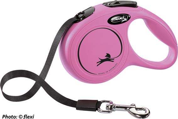 flexi New CLASSIC , XS: 3 m band, rosa