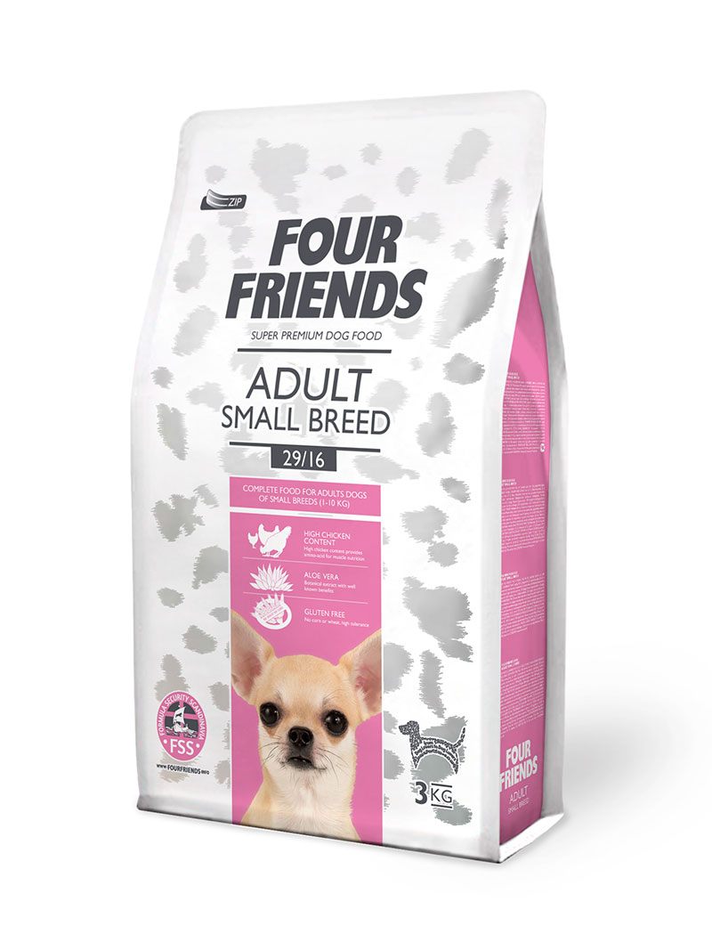 FourFriends Dog Adult Small Breed 3 kg