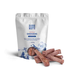 Frystorkad oxsvans 185g Sund hundmat