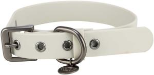 CityStyle halsband, PVC, M: 35-42 cm/20 mm, ljusgrå