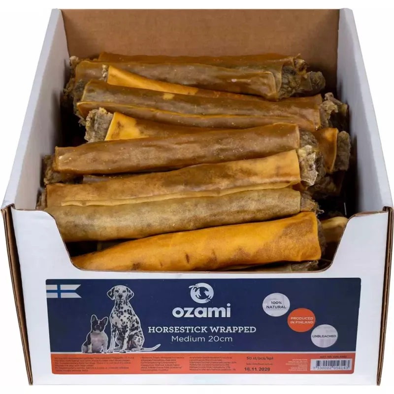 Häststick Medium Wrapped 20cm