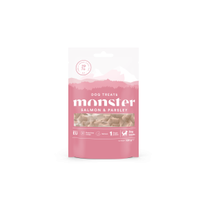 Monster Dog Treats Baked Salmon/Parsley 100 g