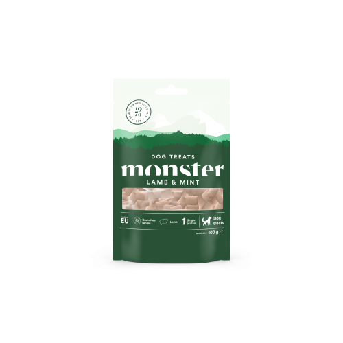 Monster Dog Treats Baked Lamb/Mint 100 g