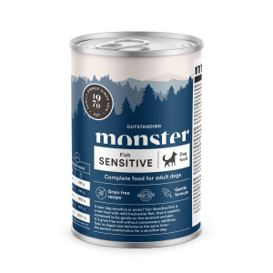 Monster Dog Adult Sensitive Fish Burk 400 g