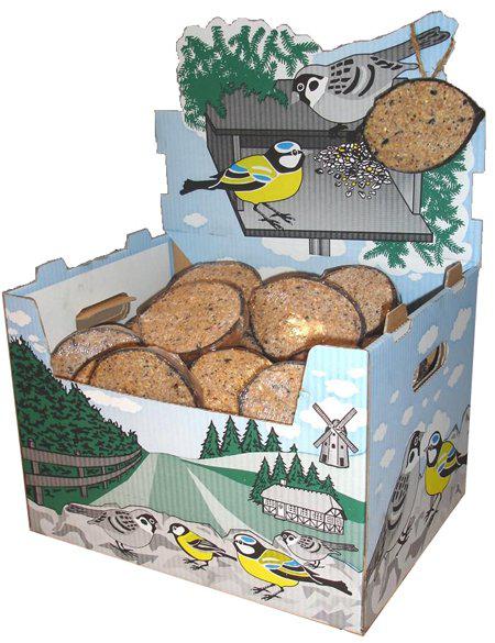 Kokosnöt halv m.frö-bär