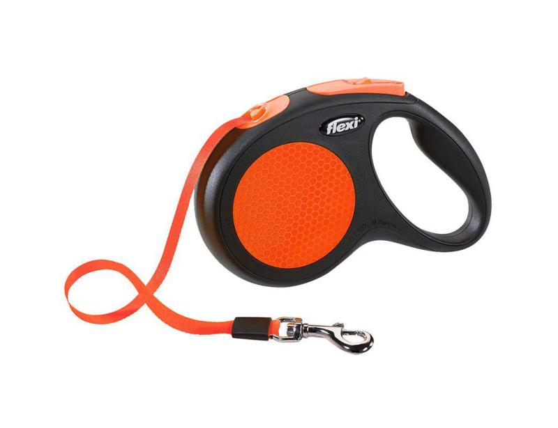 flexi New NEON, band, M: 5 m, neonorange