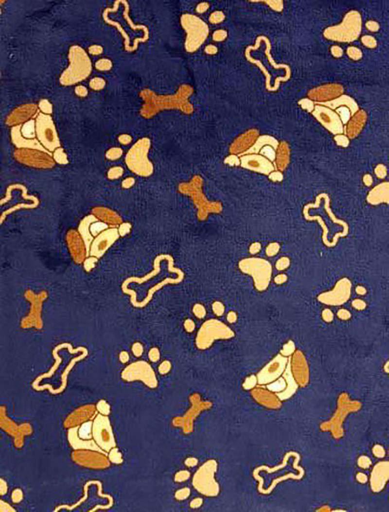 JUUNIK MADRASS BLÅ/HUNDAR XL 95x60CM