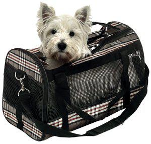 Transportväska rutig 40x26